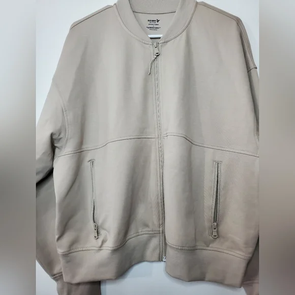 Womens NWT Old Navy Dynamic Fleece Full Zip Sweatshirt Size Large - Picture 5 of 11